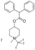 4-DAMP, [N-METHYL-3H]- Struktur