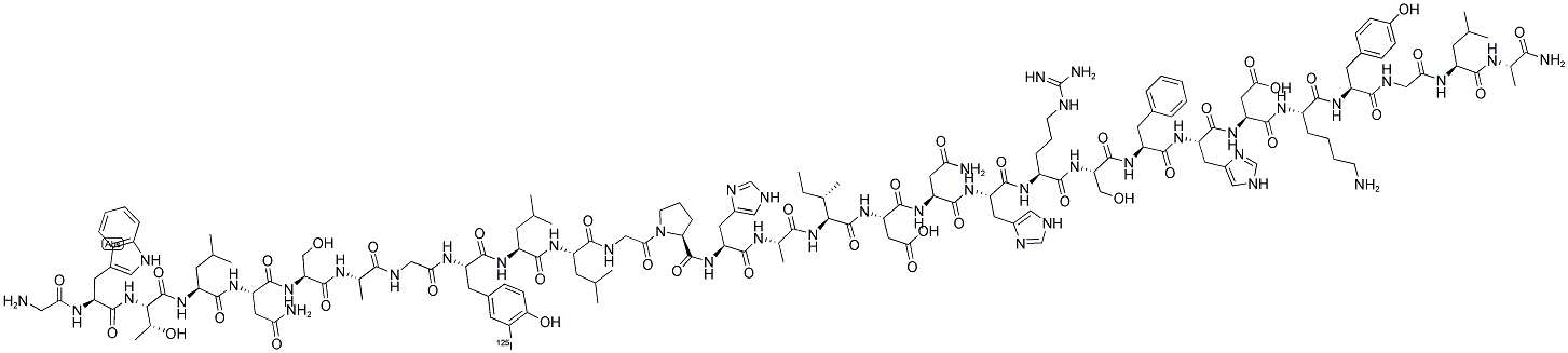 ([125I]-TYR)-GALANIN (PORCINE) Struktur