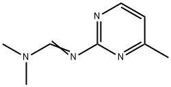 N,N-DIMETHYL-N'-(4-METHYL-2-PYRIMIDINYL)IMINOFORMAMIDE Struktur