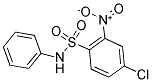 ((4-CHLORO-2-NITROPHENYL)SULFONYL)PHENYLAMINE Struktur