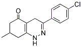 3-(4-CHLOROPHENYL)-7-METHYL-1,4,6,7,8-PENTAHYDROCINNOLIN-5-ONE Struktur