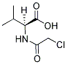 2-[(2-CHLOROACETYL)AMINO]-3-METHYLBUTANOIC ACID Struktur