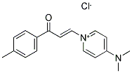 3-[4-(DIMETHYLAMINO)PYRIDINIUM-1-YL]-1-(4-METHYLPHENYL)PROP-2-EN-1-ONE CHLORIDE Struktur