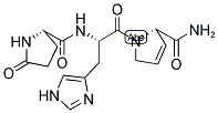 PYR-HIS-3,4-DEHYDRO-PRO-NH2 Struktur