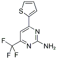 4-(TRIFLUOROMETHYL)-6-(THIOPHEN-2-YL)PYRIMIDIN-2-AMINE Struktur