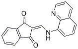 2-((8-QUINOLYLAMINO)METHYLENE)INDANE-1,3-DIONE