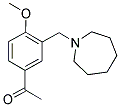 1-[3-(AZEPAN-1-YLMETHYL)-4-METHOXYPHENYL]ETHANONE Struktur