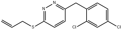 3-(ALLYLSULFANYL)-6-(2,4-DICHLOROBENZYL)PYRIDAZINE Struktur