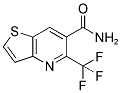 5-(TRIFLUOROMETHYL)THIENO[3,2-B]PYRIDINE-6-CARBOXAMIDE Struktur