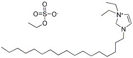 DIETHYL HEPTADECYL IMIDAZOLINIUM ETHYLSULFATE Struktur