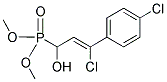 DIMETHYL [3-CHLORO-3-(4-CHLOROPHENYL)-1-HYDROXYALLYL]PHOSPHONATE Struktur