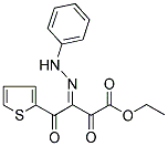 ETHYL 2,4-DIOXO-3-(2-PHENYLHYDRAZONO)-4-(2-THIENYL)BUTANOATE Struktur