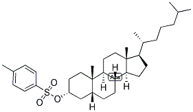 5-BETA-CHOLESTAN-3-ALPHA-OL P-TOLUENESULPHONATE Struktur