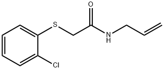 N-ALLYL-2-[(2-CHLOROPHENYL)SULFANYL]ACETAMIDE Struktur