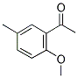 1-(2-METHOXY-5-METHYLPHENYL)ETHANONE Struktur