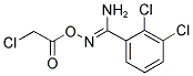 O1-(2-CHLOROACETYL)-2,3-DICHLOROBENZENE-1-CARBOHYDROXIMAMIDE Struktur