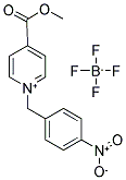 4-(METHOXYCARBONYL)-1-(4-NITROBENZYL)PYRIDINIUM TETRAFLUOROBORATE Struktur