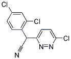 2-(6-CHLORO-3-PYRIDAZINYL)-2-(2,4-DICHLOROPHENYL)ACETONITRILE Struktur