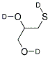 1-THIOGLYCEROL ([OD]2,S-D) Struktur