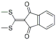 2-(DIMETHYLTHIOMETHYLENE)INDANE-1,3-DIONE Struktur