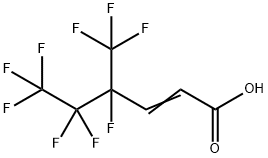 4,5,5,6,6,6-HEXAFLUORO-4-(TRIFLUOROMETHYL)-2-HEXENOIC ACID Struktur