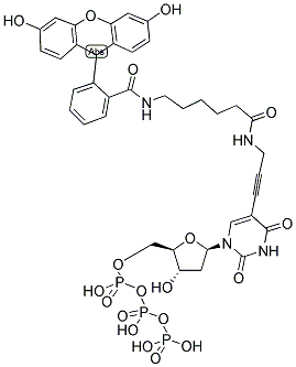 FLUORESCEIN-12-DUTP Struktur