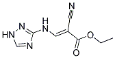 ETHYL 2-NITRILO-3-(3H-2,3,5-TRIAZOLYLAMINO)PROP-2-ENOATE Struktur