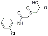 2-([2-(2-CHLOROANILINO)-2-OXOETHYL]SULFINYL)ACETIC ACID Struktur