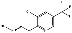 2-[3-CHLORO-5-(TRIFLUOROMETHYL)-2-PYRIDINYL]ACETALDEHYDE OXIME Struktur