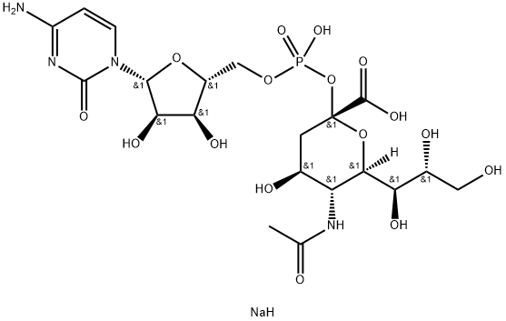 CMP-NAN SODIUM SALT Struktur