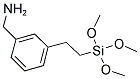 1-TRIMETHOXYSILYL-2-(P M-AMINOMETHYL)PHENYLETHANE Struktur