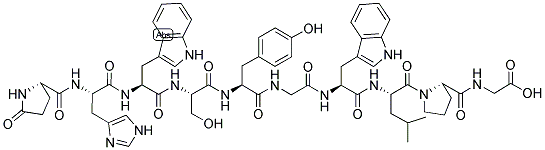 GLP-HIS-TRP-SER-TYR-GLY-TRP-LEU-PRO-GLY Struktur
