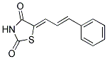 5-(3-PHENYLPROP-2-ENYLIDENE)-1,3-THIAZOLIDINE-2,4-DIONE Struktur