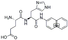 H-GLU-HIS-BETA-NA Struktur