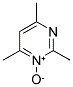 2,4,6-TRIMETHYLPYRIMIDINE 1-OXIDE Struktur