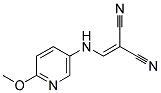 (((6-METHOXY-3-PYRIDYL)AMINO)METHYLENE)METHANE-1,1-DICARBONITRILE Struktur