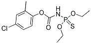 4-CHLORO-2-METHYLPHENYL DIETHOXYTHIOPHOSPHINYL CARBAMATE Struktur