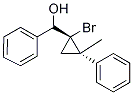 (S)(1-BROMO-2-METHYL-2-PHENYLCYCLOPROPYL)(PHENYL)METHANOL Struktur