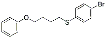 1-BROMO-4-[(4-PHENOXYBUTYL)SULFANYL]BENZENE Struktur