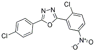 2-(2-CHLORO-5-NITROPHENYL)-5-(4-CHLOROPHENYL)-1,3,4-OXADIAZOLE Struktur