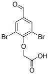 2-(2,6-DIBROMO-4-FORMYLPHENOXY)ACETIC ACID Struktur