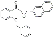 [2-(BENZYLOXY)PHENYL][3-(2-NAPHTHYL)OXIRAN-2-YL]METHANONE Struktur