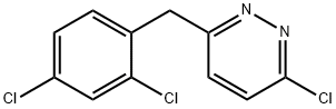 3-CHLORO-6-(2,4-DICHLOROBENZYL)PYRIDAZINE Struktur