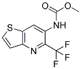 N-[5-(TRIFLUOROMETHYL)THIENO[3,2-B]PYRIDIN-6-YL]CARBAMIC ACID, METHYL ESTER Struktur