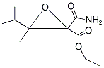 ETHYL 2-(AMINOCARBONYL)-3-ISOPROPYL-3-METHYLOXIRANE-2-CARBOXYLATE Struktur