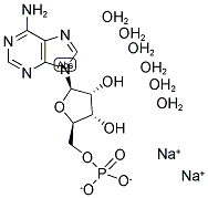 ADENOSINE-5'-MONOPHOSPHATE, DISODIUM, HEXAHYDRATE Struktur