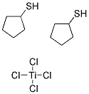 BIS(MERCAPTOCYCLOPENTANE)TITANIUM TETRACHLORIDE Struktur