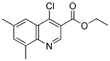 ETHYL 4-CHLORO-6,8-DIMETHYL-3-QUINOLINECARBOXYLATE Struktur