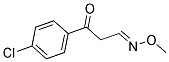 3-(4-CHLOROPHENYL)-3-OXOPROPANAL O-METHYLOXIME Struktur