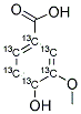 VANILLIC ACID (RING-13C6) Struktur